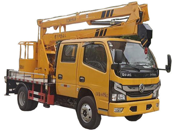 13-18 meters Dongfeng 4x2 folding arm high altitude working platform truck