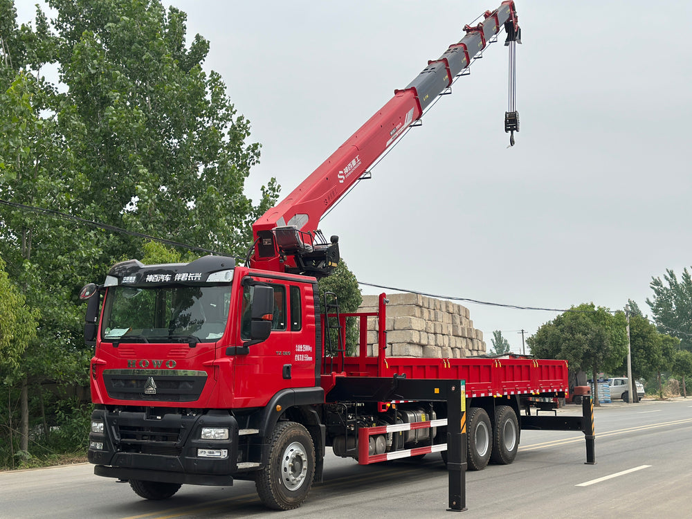 TX320 Rear Eight-Wheel, 12-Speed Transmission - Changxing 14-Ton 6-Section Boom, Weichai 320 Horsepower