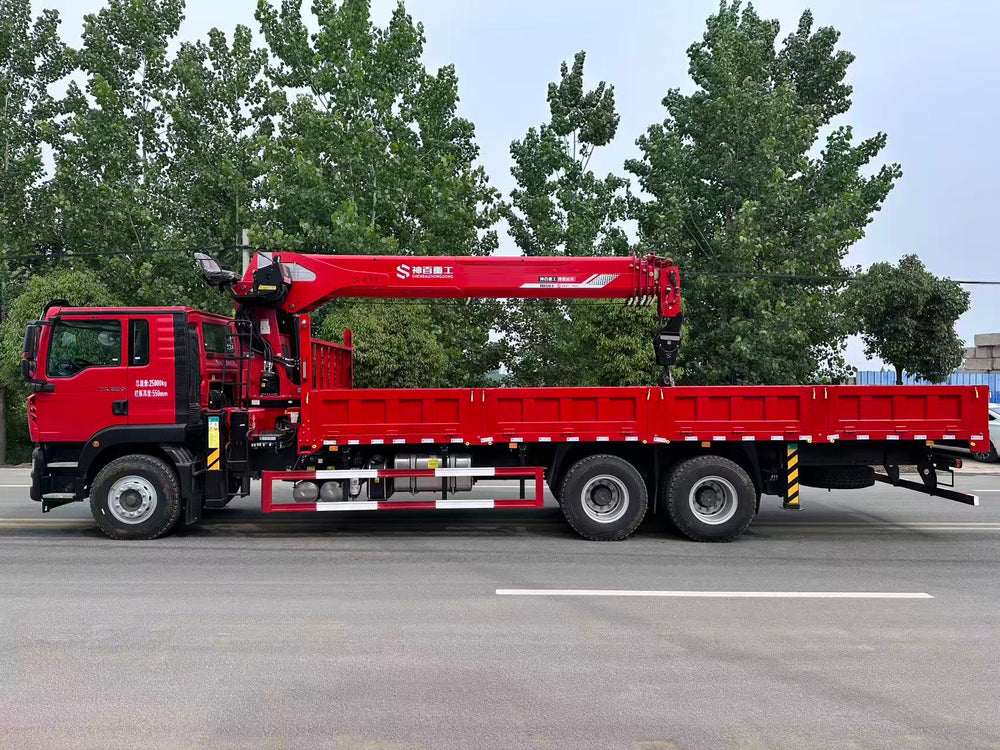 TX320 Rear Eight-Wheel, 12-Speed Transmission - Changxing 14-Ton 6-Section Boom, Weichai 320 Horsepower